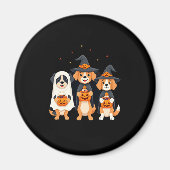 Golden Retriever Ghost Halloween Trick oder Treat  Magnet (Vorne)