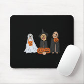 Golden Retriever Ghost Halloween Trick oder Treat Mousepad (Mit Mouse)