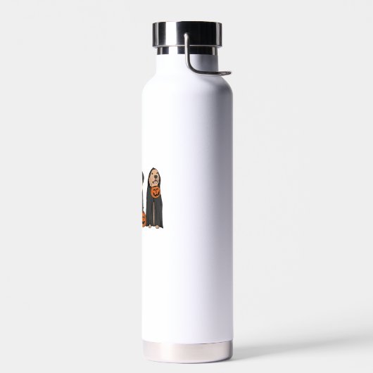 Golden Retriever Ghost Halloween Trick oder Treat  Trinkflasche (Links)