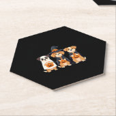 Golden Retriever Ghost Halloween Trick oder Treat  Untersetzer (angewinkelt)