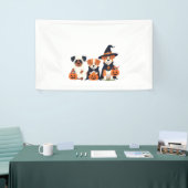 Golden Retriever Ghost Halloween Trick Or Treat Do Banner (Messeveranstaltung)