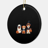 Golden Retriever Ghost Halloween Trick Or Treat Do Keramik Ornament (Links)
