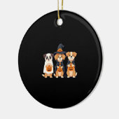 Golden Retriever Ghost Halloween Trick Or Treat Do Keramik Ornament (Links)