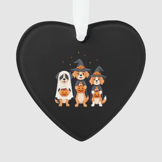 Golden Retriever Ghost Halloween Trick Or Treat Do Ornament (Vorderseite)