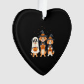 Golden Retriever Ghost Halloween Trick Or Treat Do Ornament (Vorderseite)