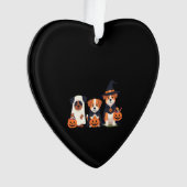 Golden Retriever Ghost Halloween Trick Or Treat Do Ornament (Vorderseite)