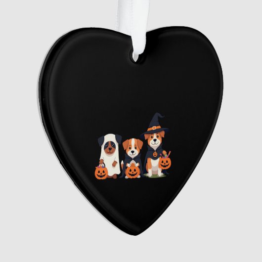 Golden Retriever Ghost Halloween Trick Or Treat Do Ornament (Vorderseite)