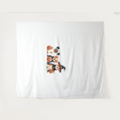 Golden Retriever Ghost Halloween Trick Or Treat Do Wandteppich (Vorderseite (Horizontal))