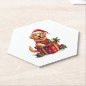 Golden Retriever Gift Wrap Untersetzer (angewinkelt)
