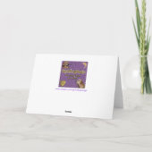 Golden Retriever Gingerbrett Weihnachten Karte (Rückseite)