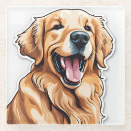 Golden Retriever  Glasuntersetzer