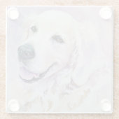 Golden retriever glasuntersetzer (Rückseite)