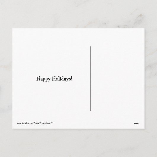 Golden Retriever Glaube Weihnachten (Rückseite)