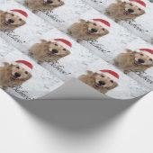 Golden retriever glauben Weihnachten Geschenkpapier (Ecke)