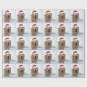 Golden retriever glauben Weihnachten Geschenkpapier (Flach)