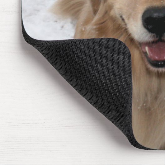 Golden retriever glauben Weihnachten Mousepad (Ecke)