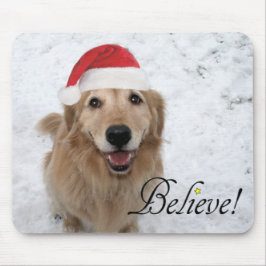 Golden retriever glauben Weihnachten Mousepad