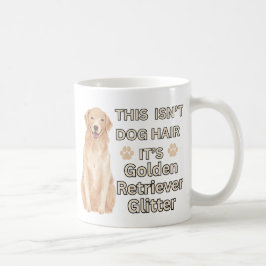 Golden Retriever Glitzer - Funny Dog Hair Kaffeetasse