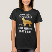 Golden Retriever Glitzer Goldens Eigentümer Niedli T-Shirt (Vorderseite)