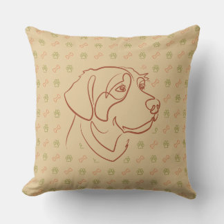 Golden Retriever Golden Muster Kissen