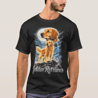 Golden Retriever - Golden Retriever Mondlicht T-Shirt