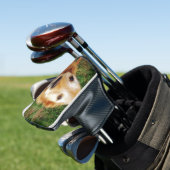 Golden Retriever Golf Head Cover Golf Headcover (In Situ)