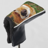 Golden Retriever Golf Head Cover Headcover (3/4 Vorderseite)