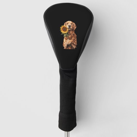 Golden Retriever    Golf Headcover (Vorderseite)