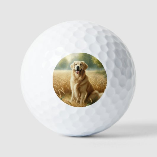 Golden Retriever Golfball (Vorderseite)
