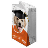 Golden Retriever Graduate Kleine Geschenktüte (Vorderseite Schrägansicht)