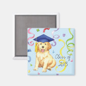 Golden Retriever Graduate Magnet (Vorderseite/Rückseite)