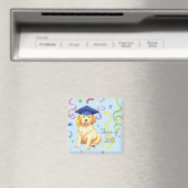 Golden Retriever Graduate Magnet (In Situ (Geschirrspüler))