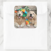 Golden Retriever Groovy Stickers (Tasche)