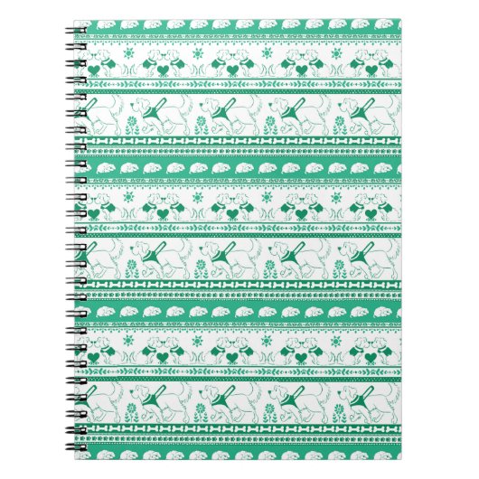 Golden Retriever Guide Dog Tale Plain Notebook Notizblock (Vorderseite)