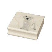 Golden Retriever Gummistempel (Stempel)