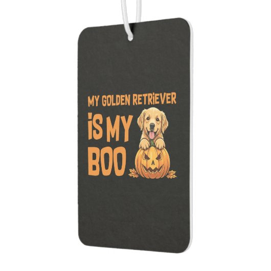 Golden Retriever Halloween Autolufterfrischer (Links)