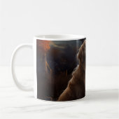 Golden Retriever Halloween Beängstigend Kaffeetasse (Links)
