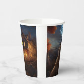 Golden Retriever Halloween Beängstigend Pappbecher (Links)