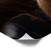 Golden Retriever Halloween Beängstigend Poster (Ecke)