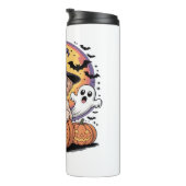 Golden Retriever Halloween Hexenhund Classic T-Shi Thermosbecher (Nach rechts gedreht)