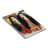 Golden Retriever Halloween Hippie-Notebook Notizblock (Rechte Seite)