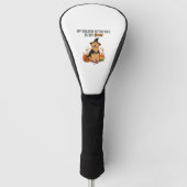 Golden Retriever Halloween Hund Mein Golden Retrie Golf Headcover (Vorderseite)