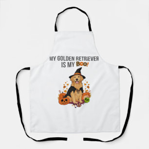 Golden Retriever Halloween Hund Mein Golden Retrie Schürze