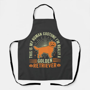Golden Retriever Halloween Kostüm für Menschen Vin Schürze