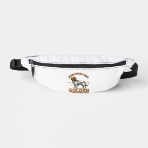 Golden Retriever Halloween-Kürbis-Hundekostüm-Shir Bauchtasche