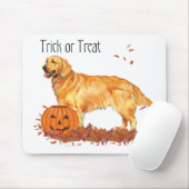 Golden Retriever Halloween Mousepad (Mit Mouse)