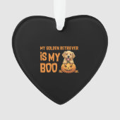 Golden Retriever Halloween Ornament (Vorderseite)