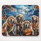 Golden Retriever Halloween Spooky Mousepad (Vorne)