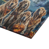 Golden Retriever Halloween Spooky Schneidebrett (Ecke)