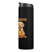Golden Retriever Halloween Thermosbecher (Nach rechts gedreht)